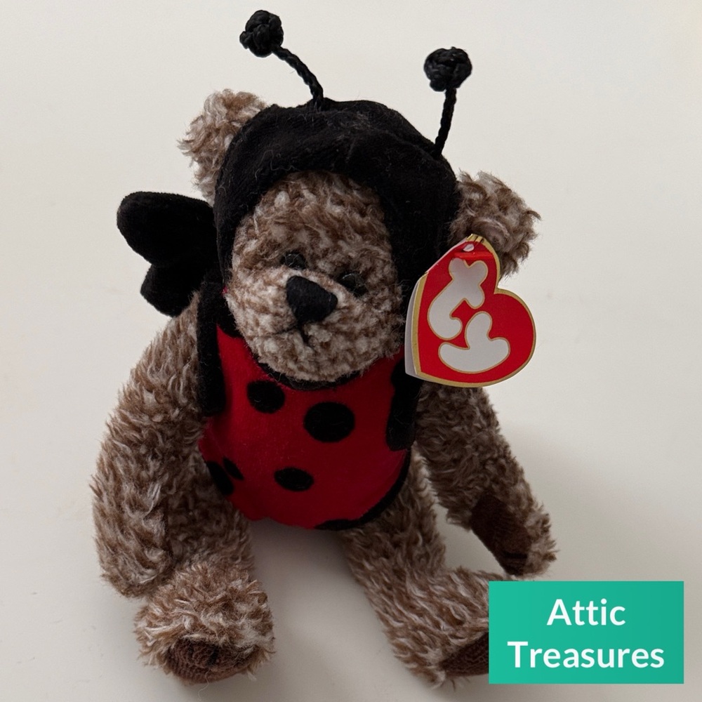 Retired 1993 Attic Treasures Bugsy the Bear - Jointed Limbs - Removable Costume